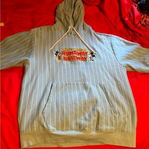 Disney Parks Runaway Railway Hoodie Mickey & Minnie Size L
